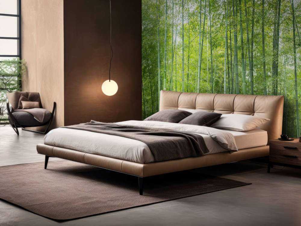 Zielony las bambusowy