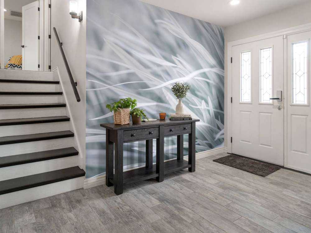 Zbliżenie na źdźbła trawy