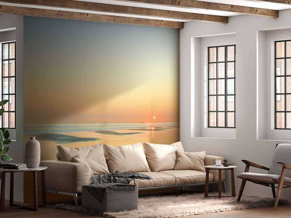 Zachód słońca na plaży