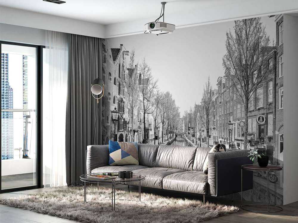 Amsterdam w czerni i bieli