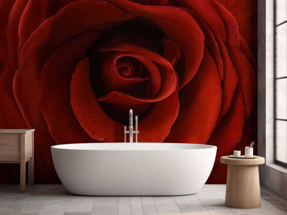 Zbliżenie na czerwoną róże