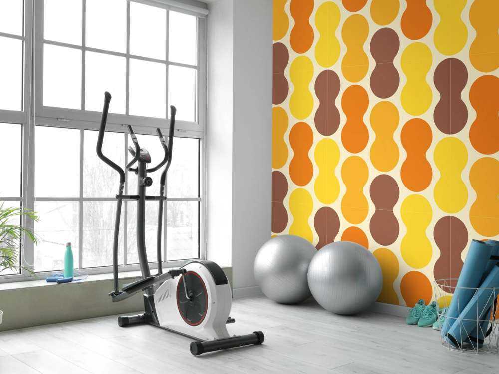 Retro wzór w kwiaty