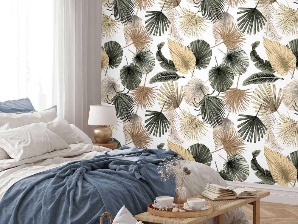 Suszone liście palmowe