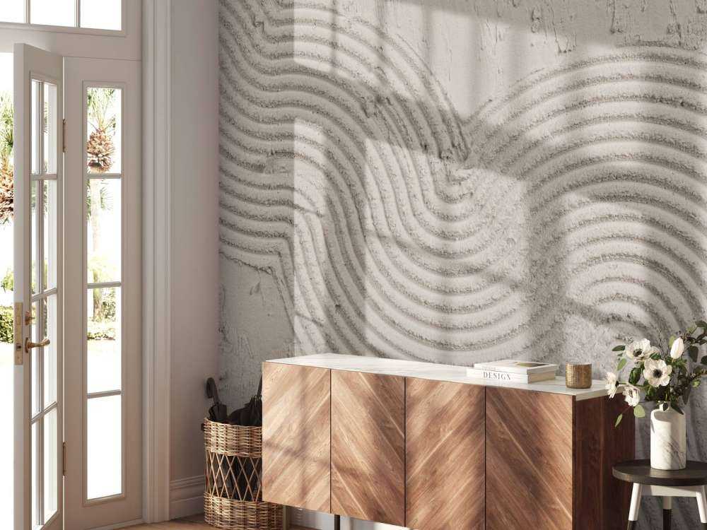 Organiczne linie i struktury w płótnie