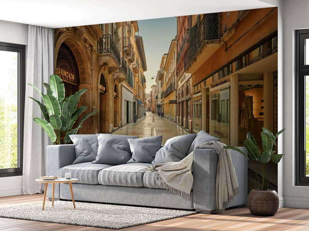 Ulica handlowa we Włoszech