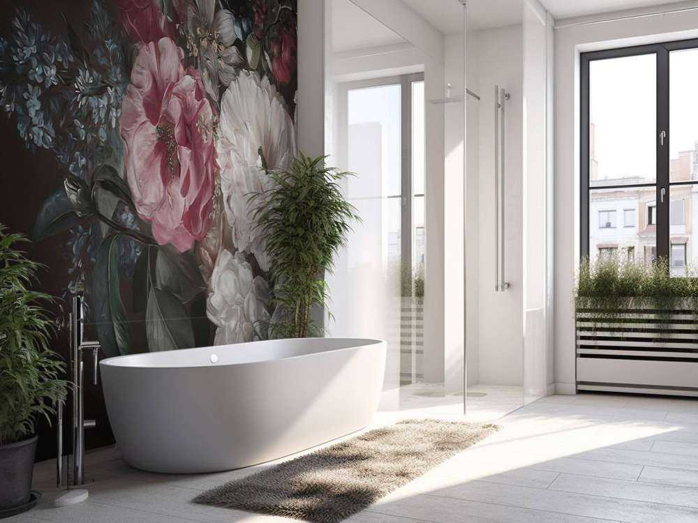 Bukiet z liliowym różem