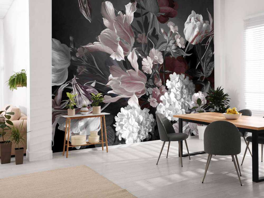 Bukiet z czerwonymi tulipanami