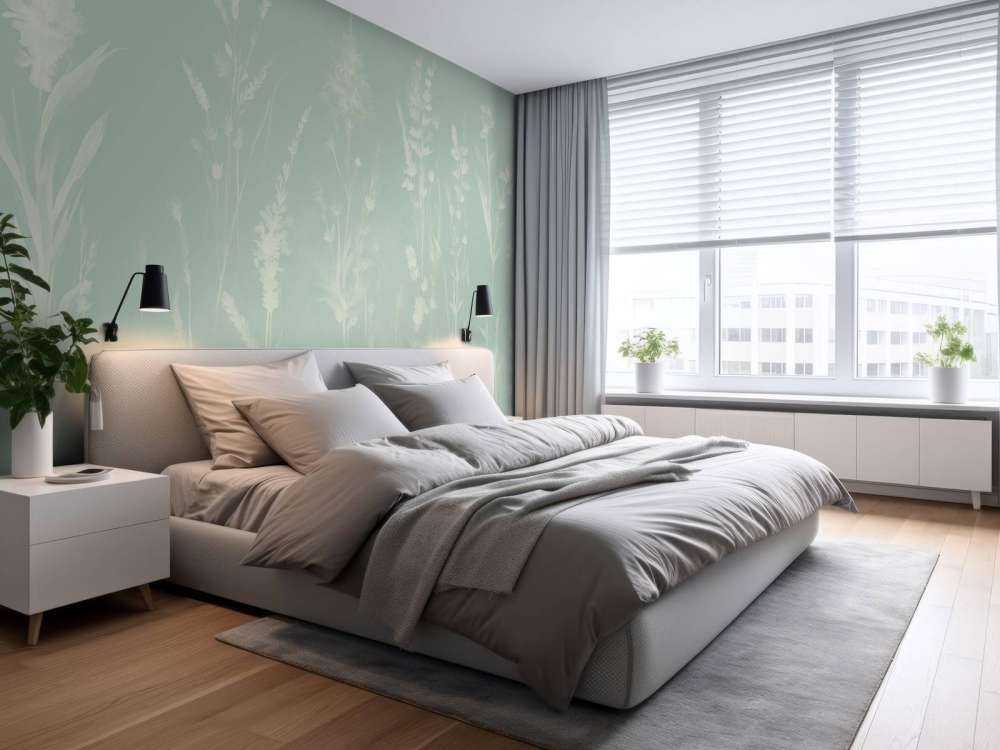 Lawendowa Polana Bezszwowa Miętowa Zieleń