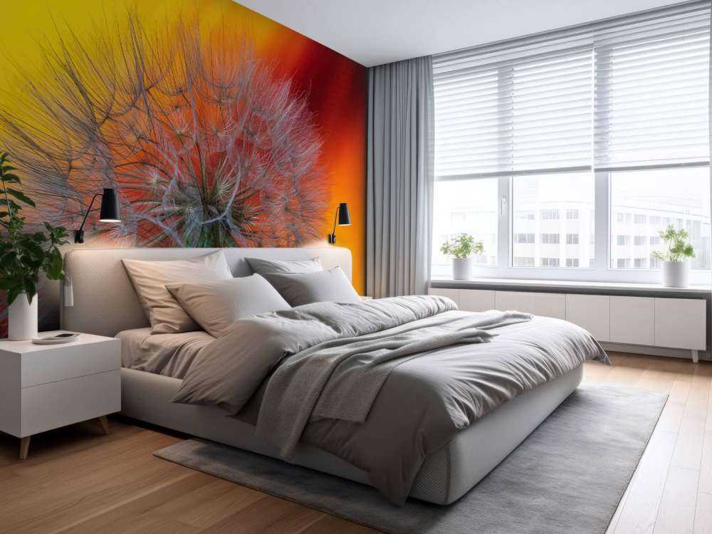 Zbliżenie na mniszka lekarskiego