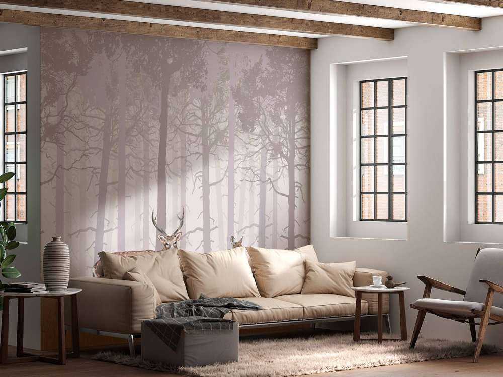 Rodzina jeleniowatych, różowy