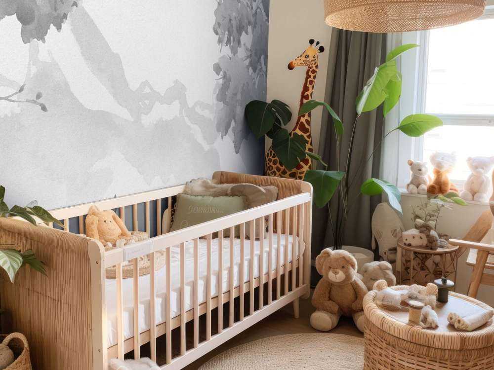 Jeleń w odcieniach szarości