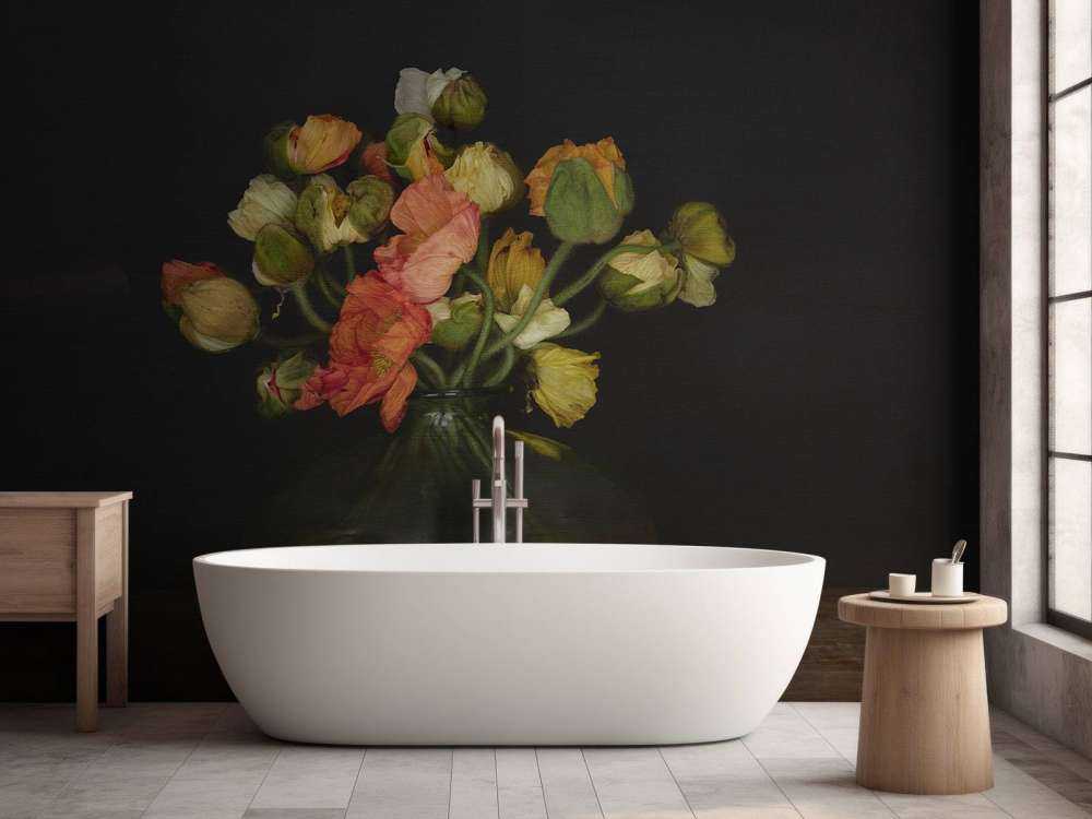 Malowniczy bukiet kwiatów