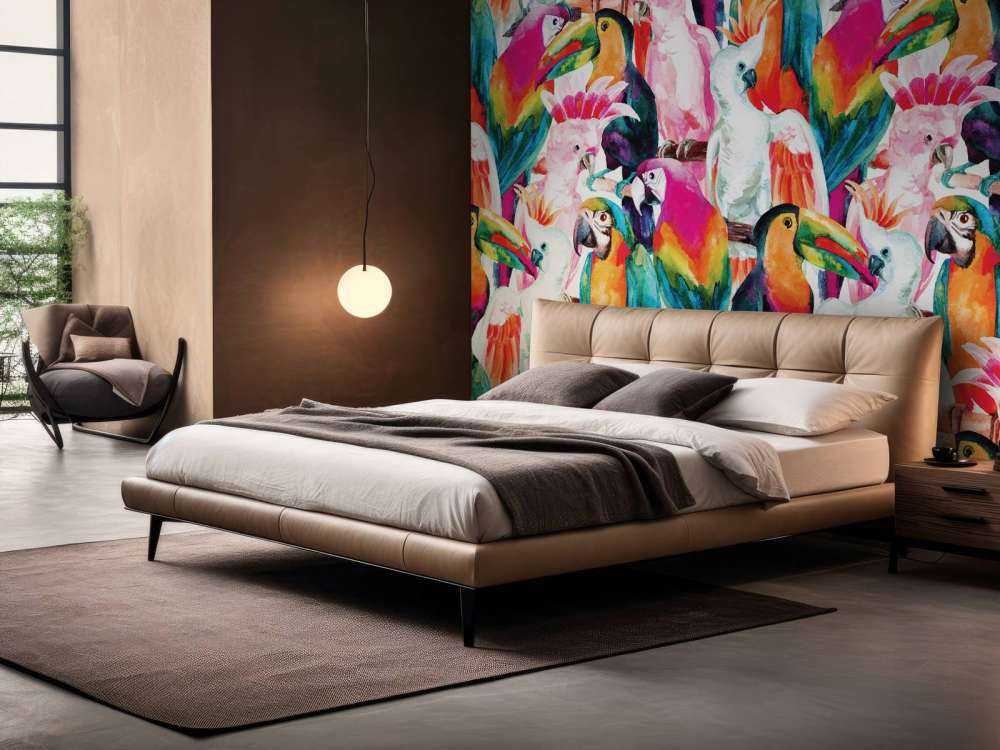 Tropikalne kolorowe ptaki