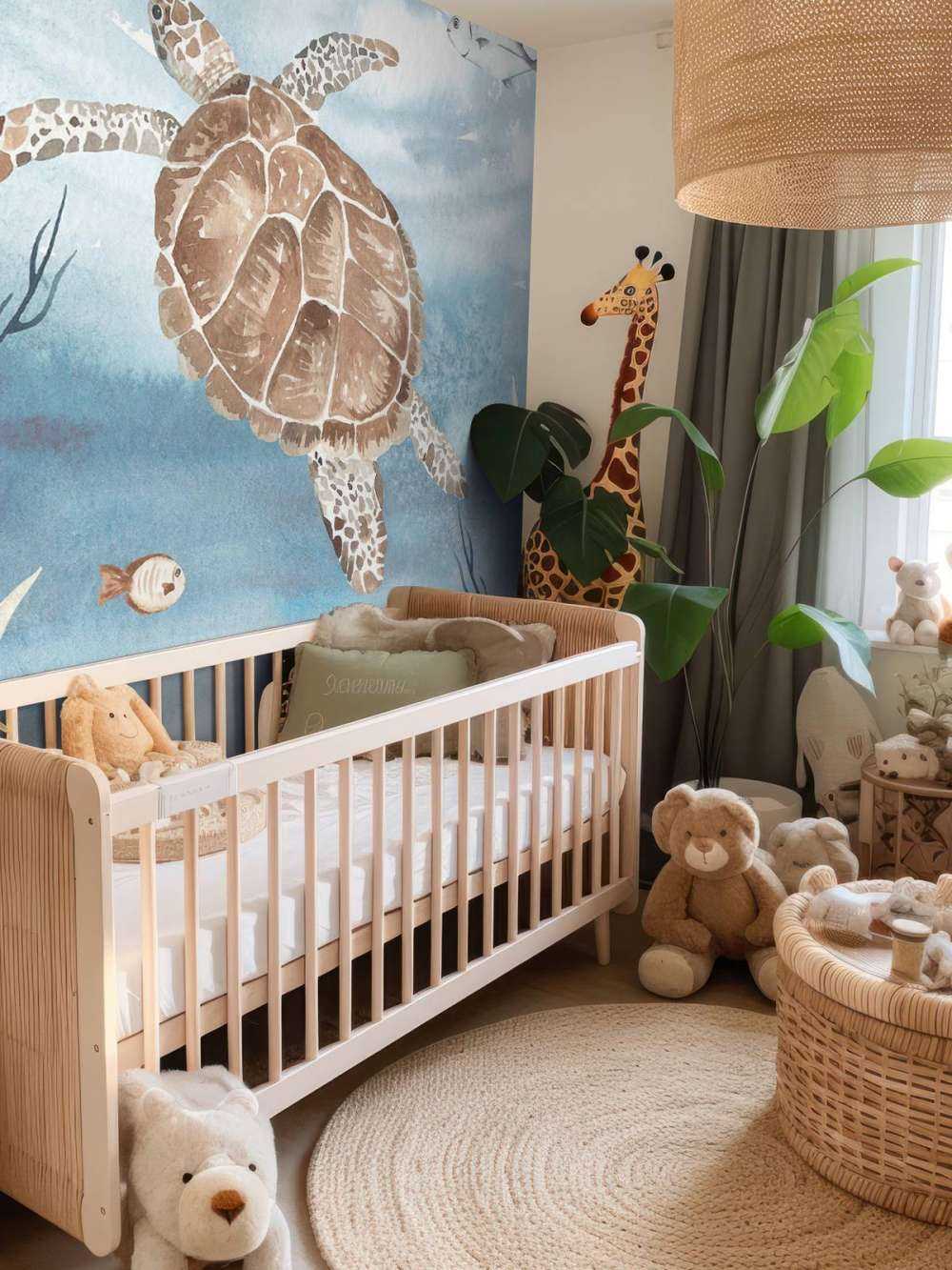 Akwarela żółw morski