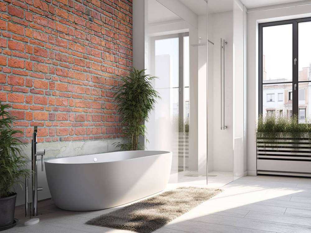 Cegły ze starym betonem 