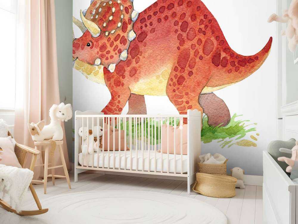 Cute Triceratops dinosaur