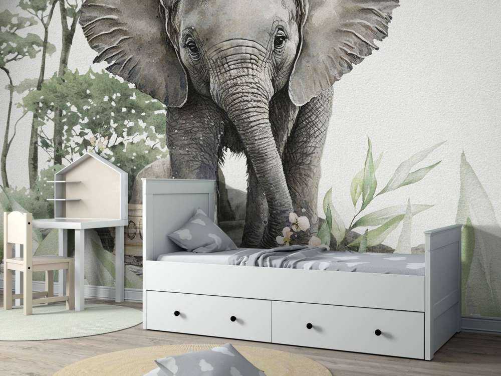 Mały słoń w dżungli