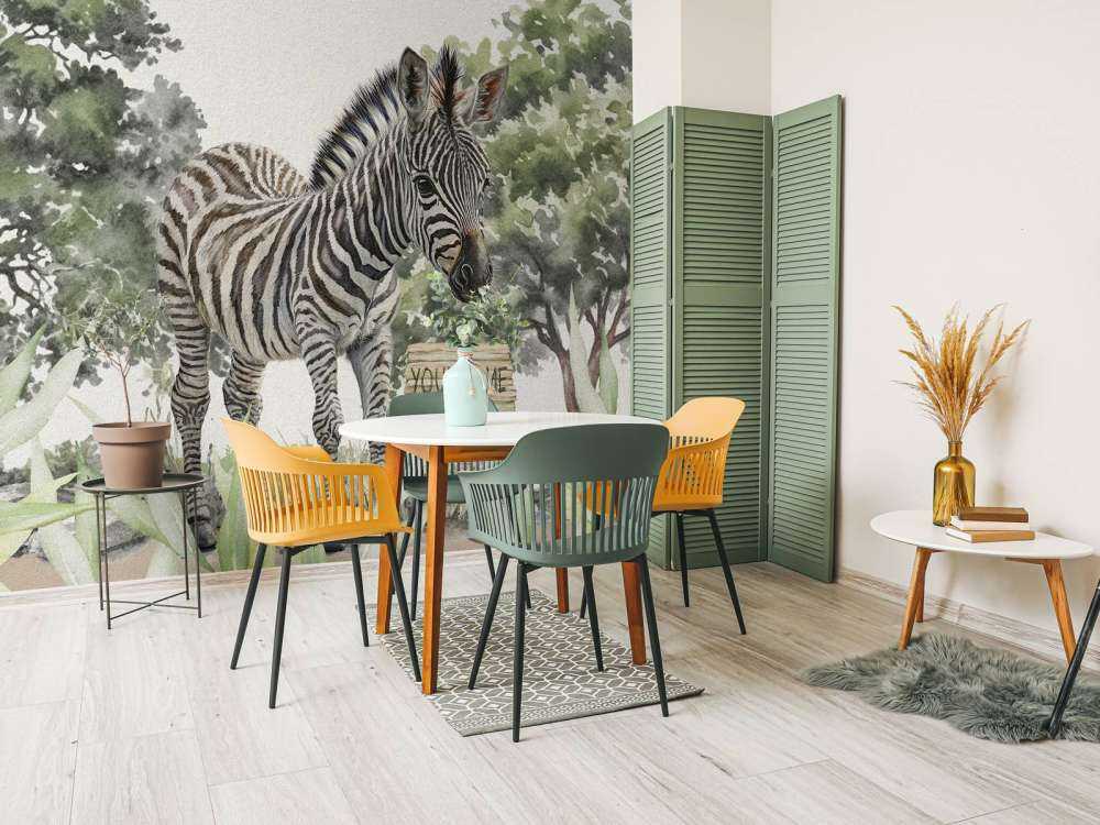 Młoda zebra w naturze