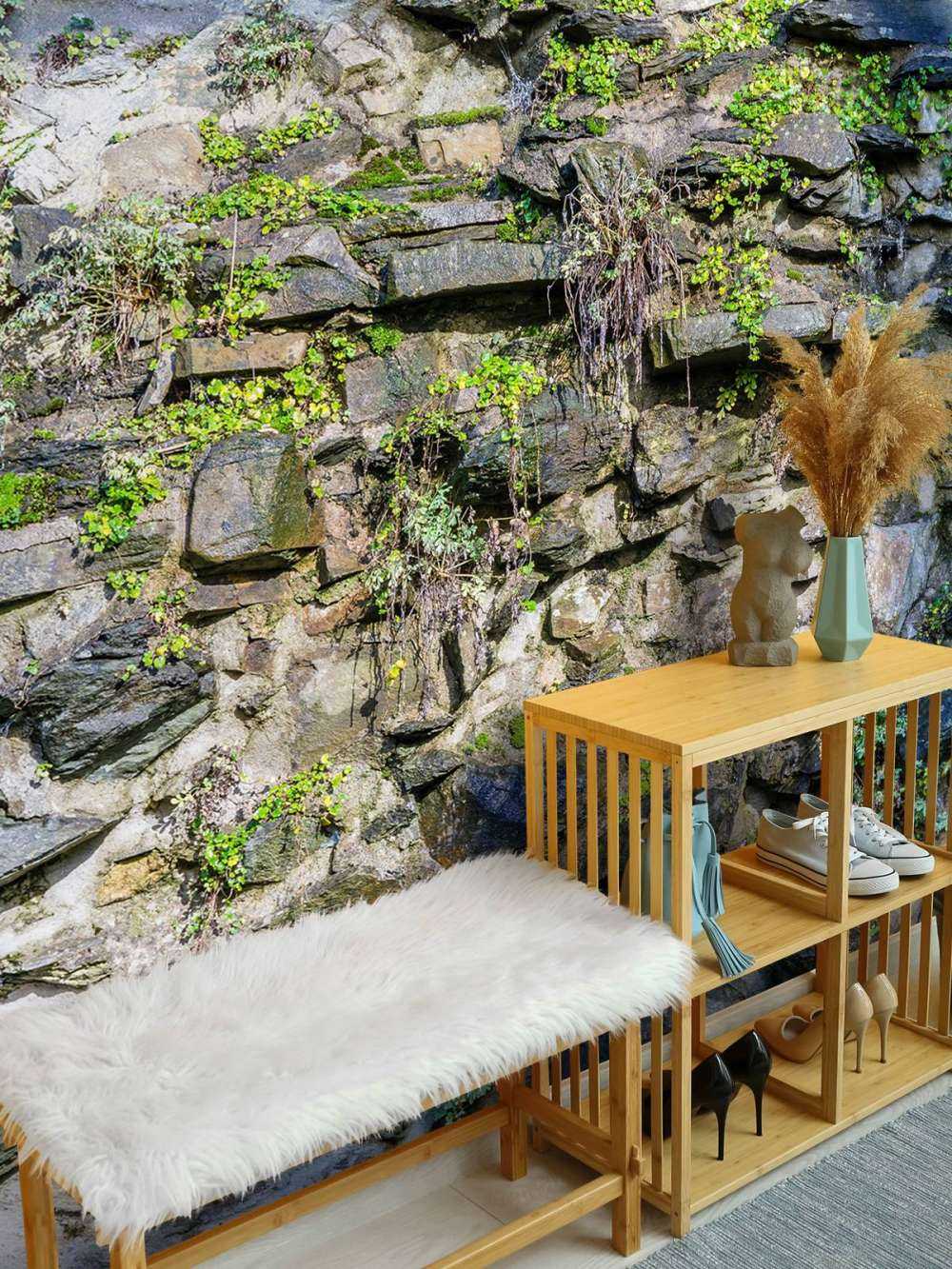 Zarośnięta ściana