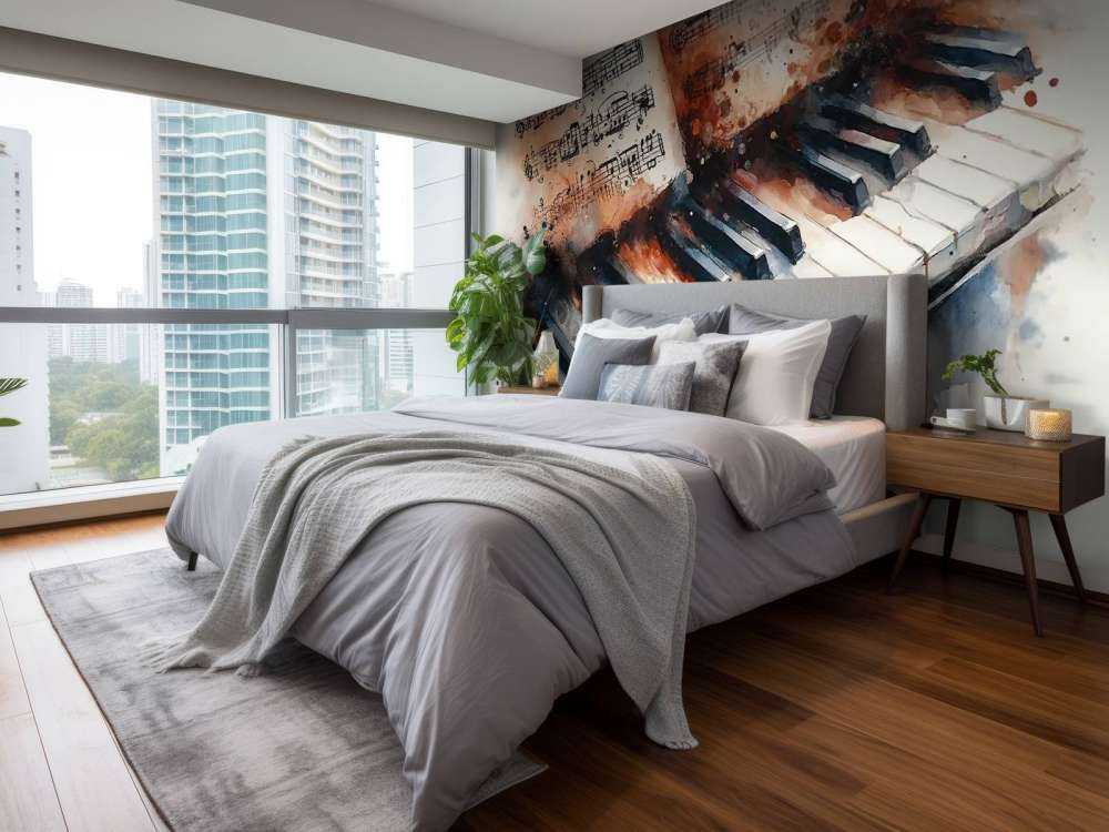 Melodyjna harmonia uchwycona w artystycznych pociągnięciach pędzla