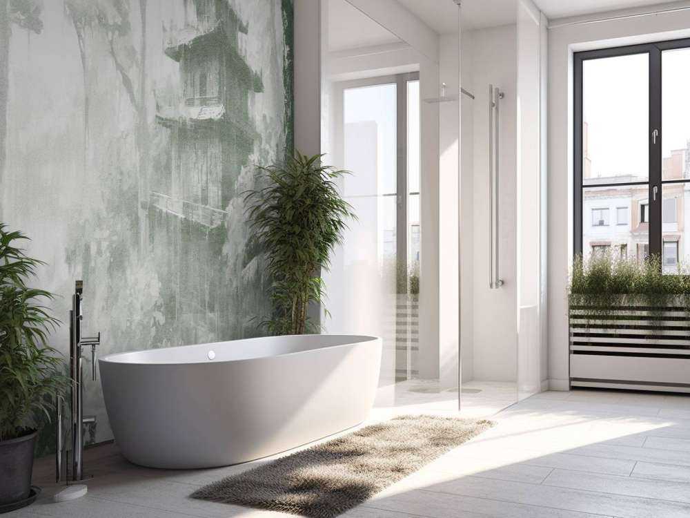 Ukryta Chatka w Mglistym Lesie, zielony