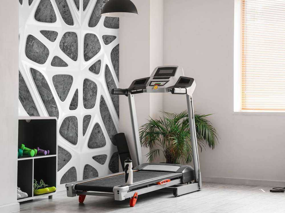 Biały wzór na betonie