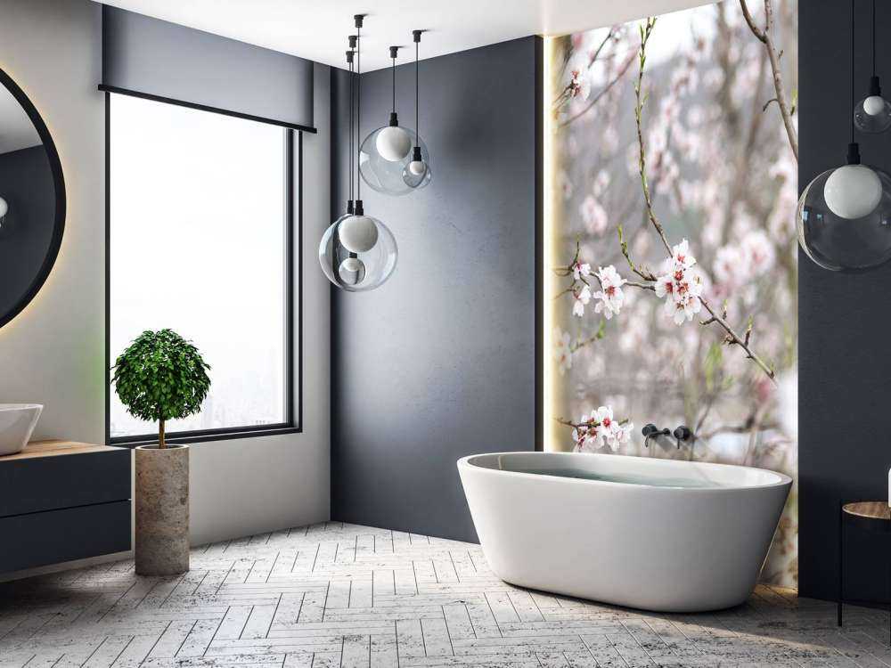 Różowo-białe kwiaty