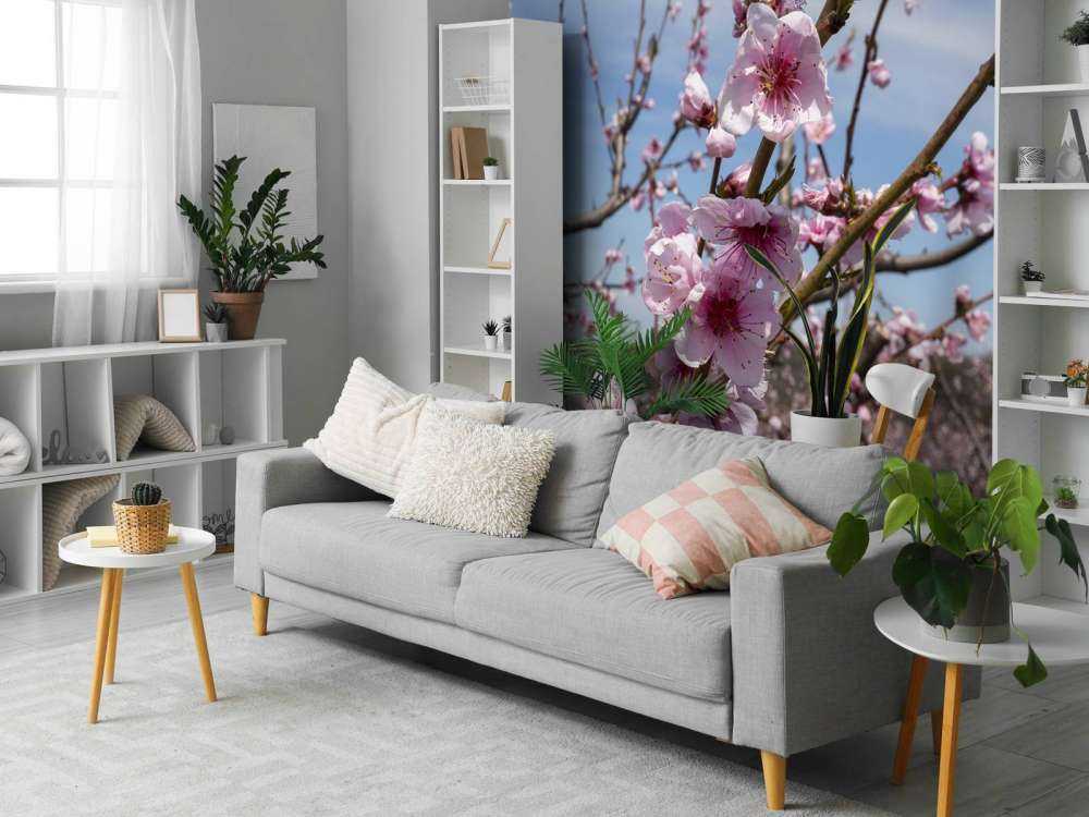 Kwiaty jasnoróżowe