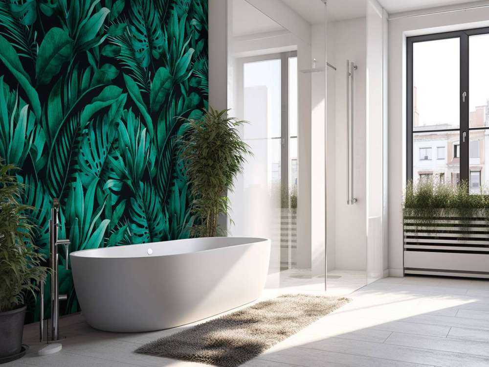 Różne zielone liście