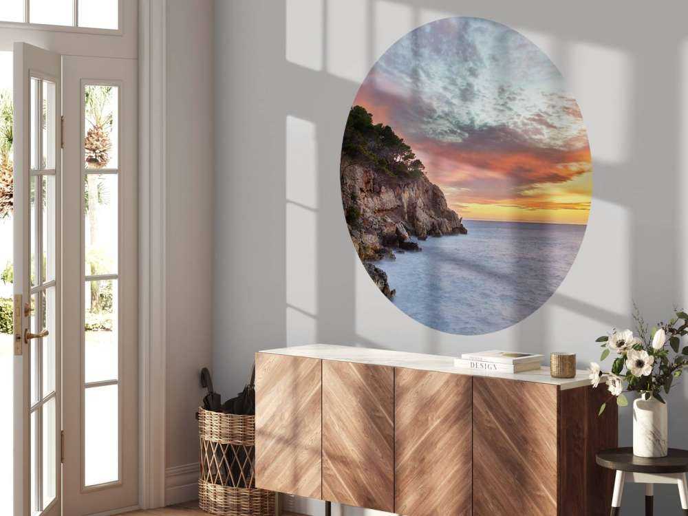 Kolorowy zachód słońca