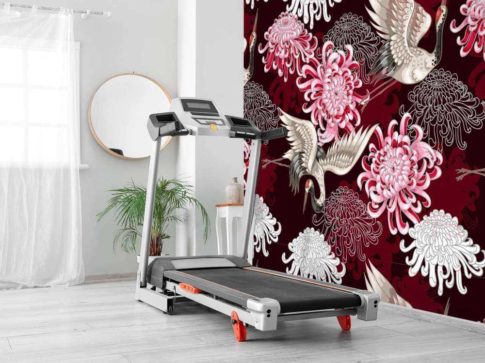 Wzór żurawia różowy