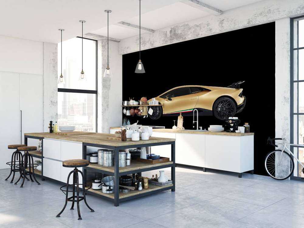 Lamborghini Huracán - Bok, czarny