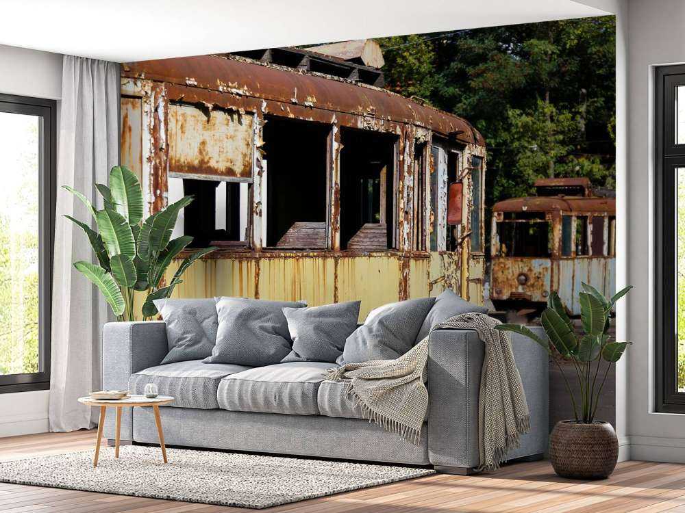 Rdzewiejące tramwaje