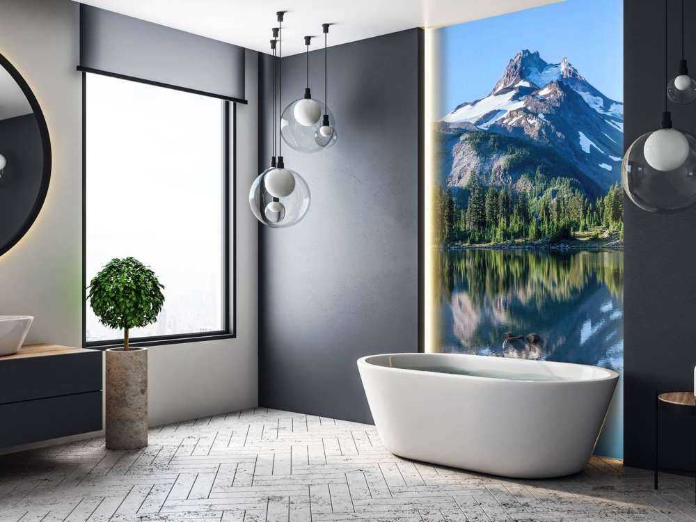 Fototapety góry śniegu