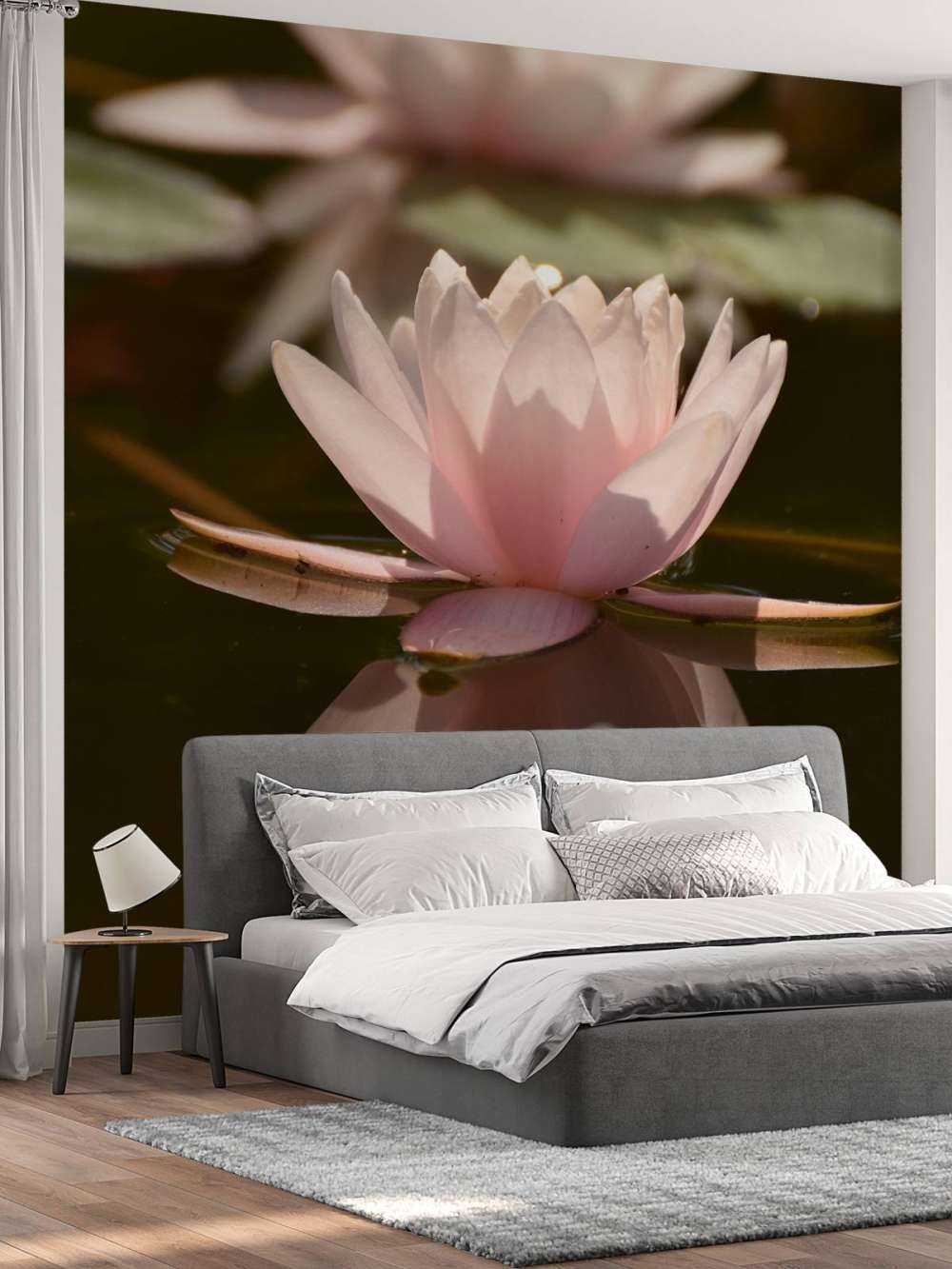 Kwiat lotosu w wodzie