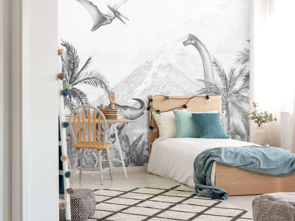 Dinozaury w czerni i bieli