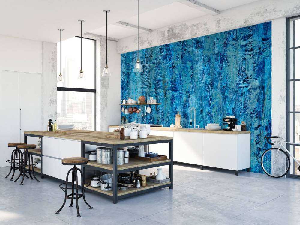 Malowanie odcieniami błękitu