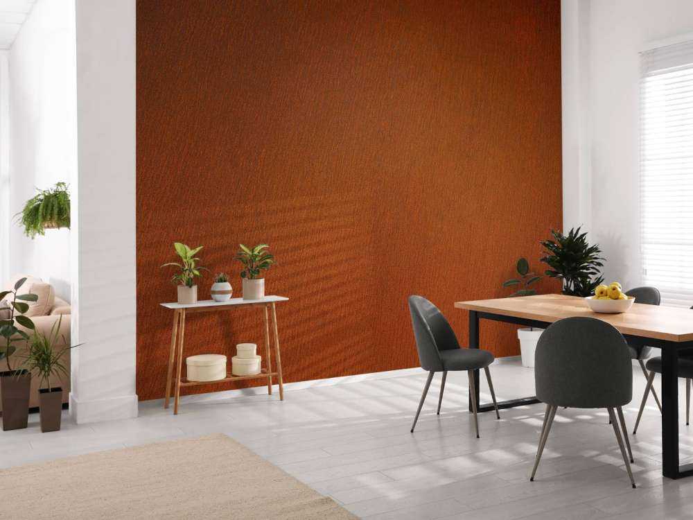 Rdzewiejąca ściana