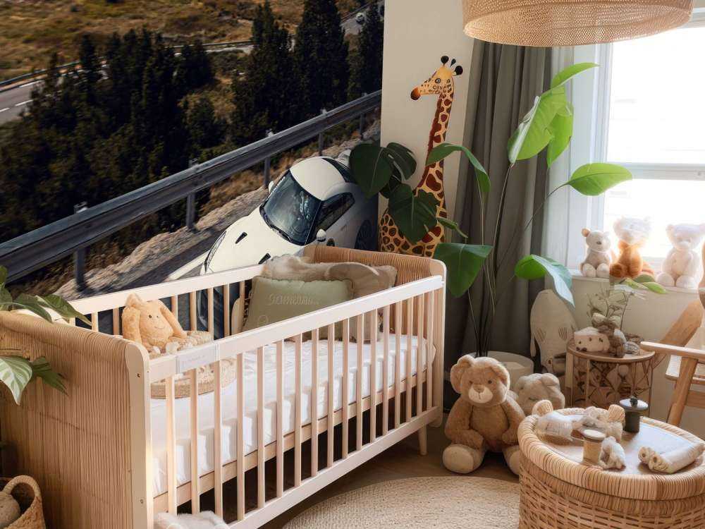 Nissan GT-R na górskiej drodze