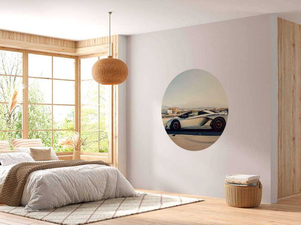 Lamborghini Aventador Roadster na pustyni