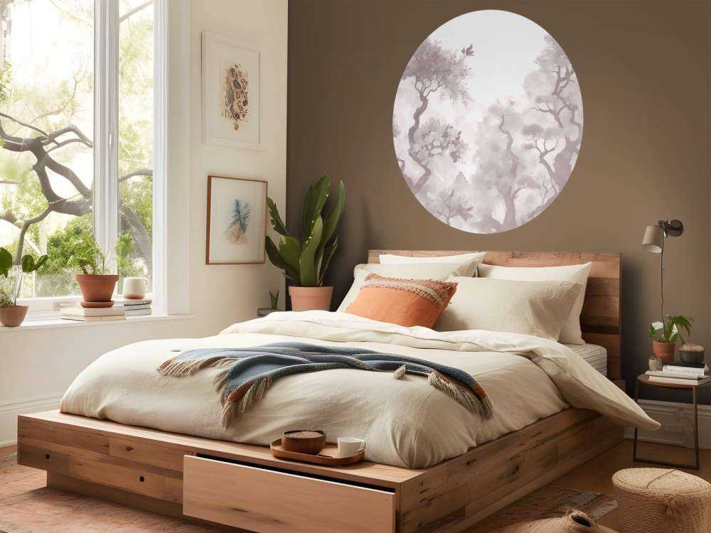 Kwitnące drzewa Niebieskie