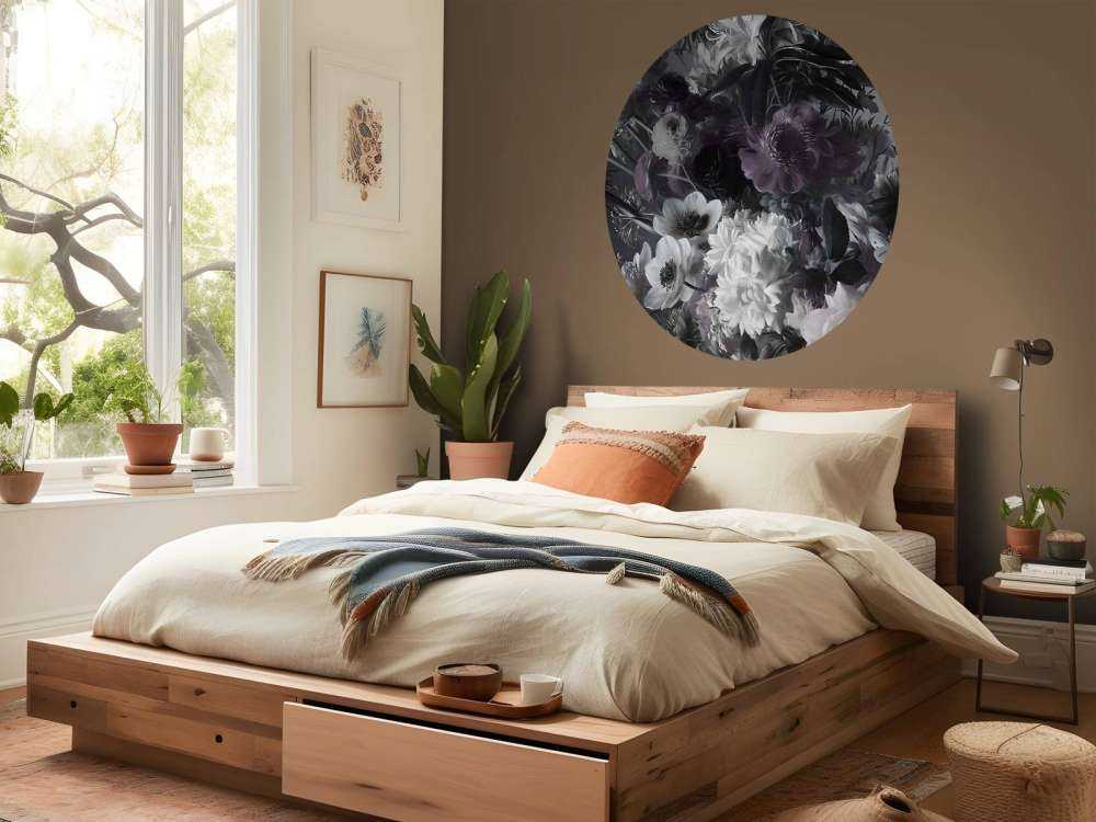 Duży bukiet z anemonami fioletowymi