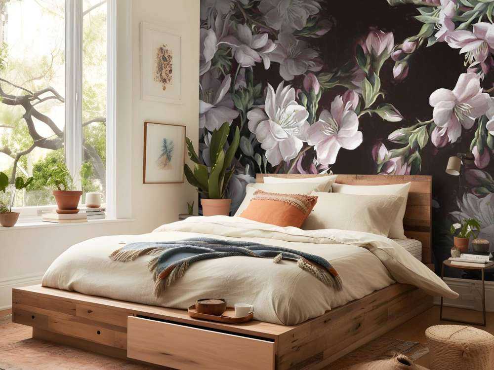 Kwiat jabłoni różowy