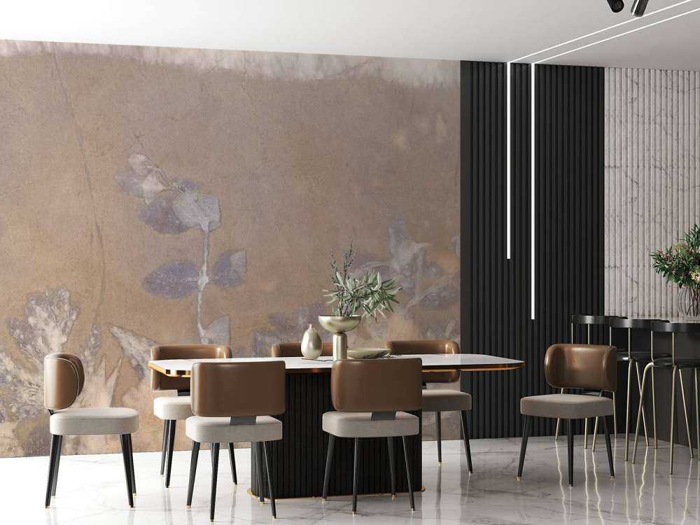 Wilde geranium i sneeuwbes - bursztyn