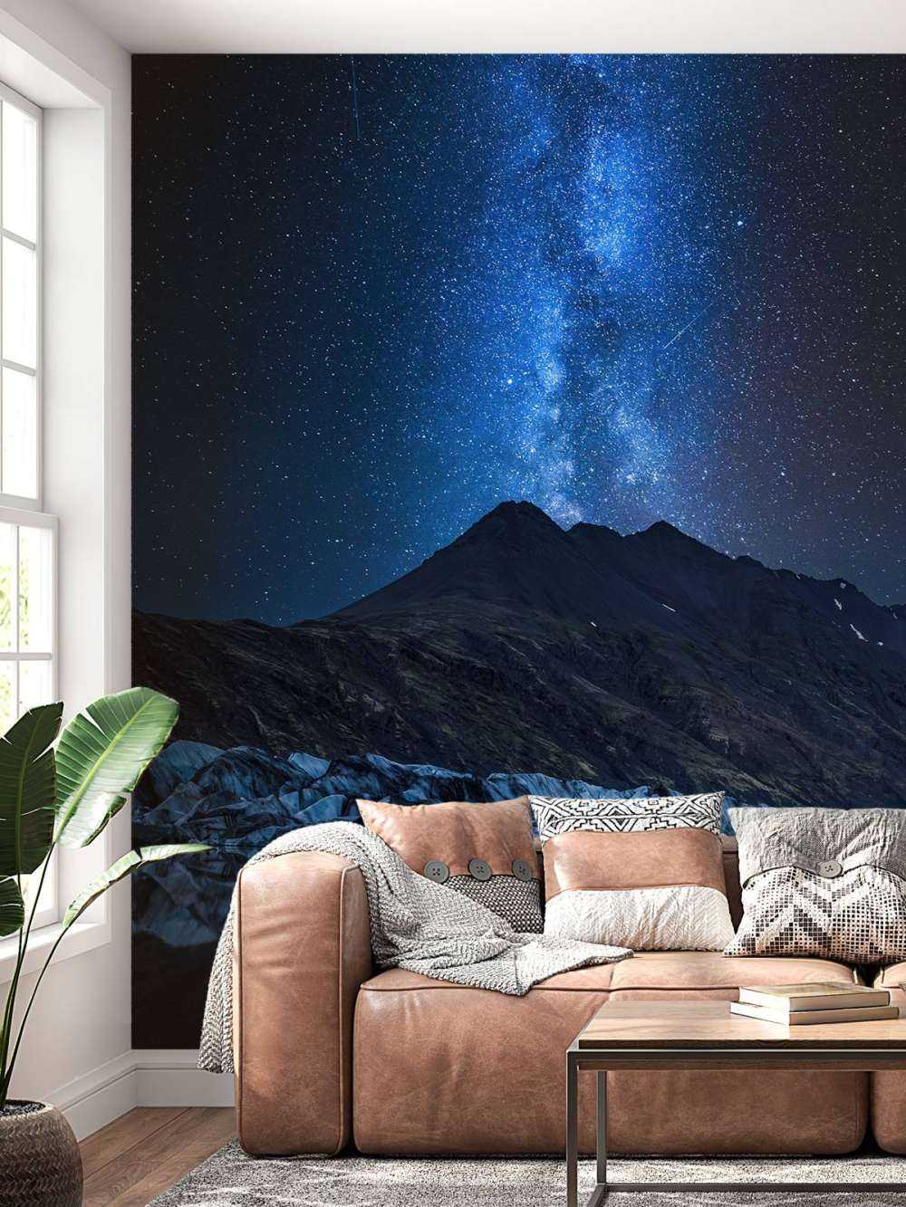 Droga Mleczna w pobliżu lodowca