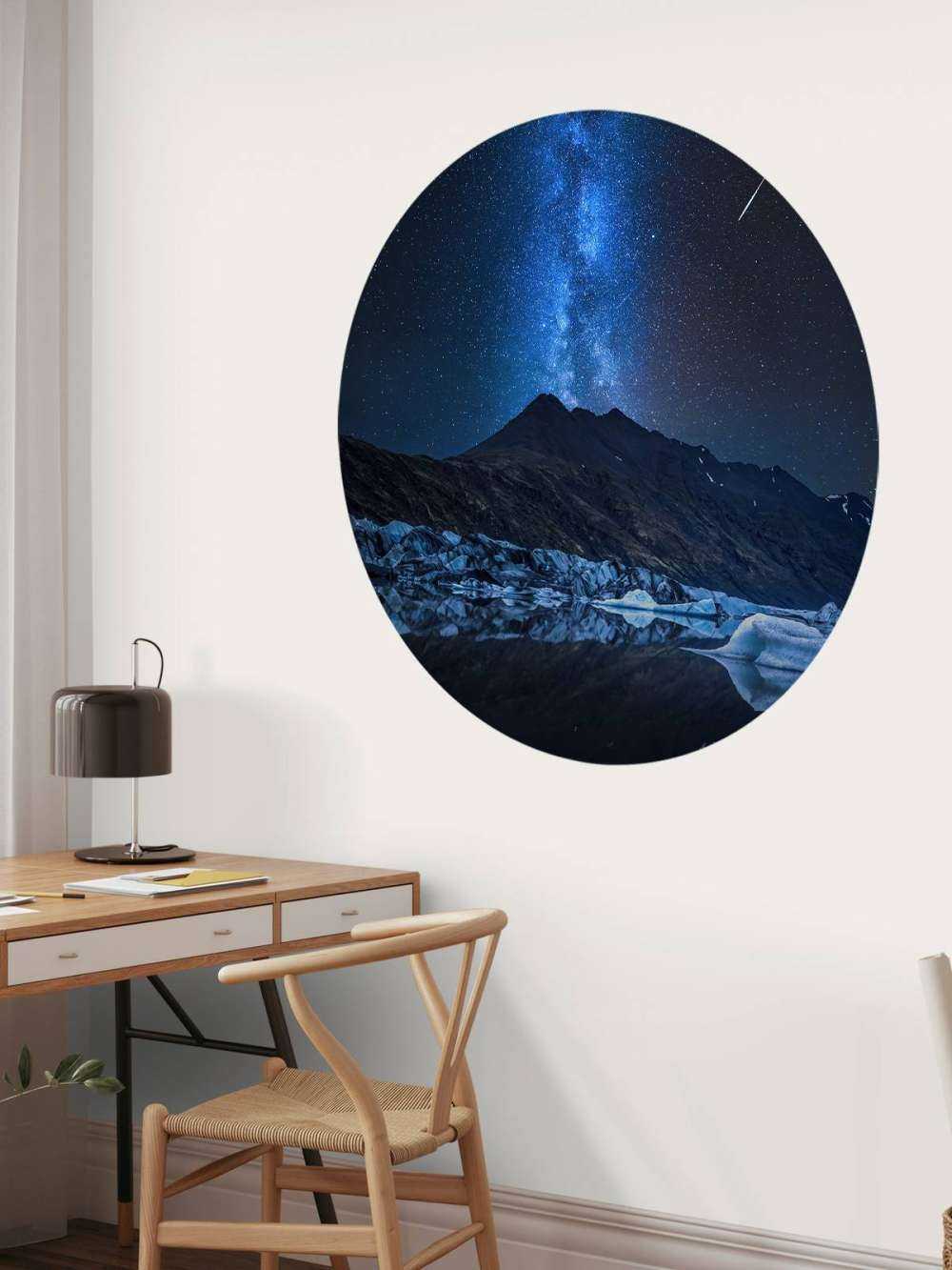 Droga Mleczna w pobliżu lodowca