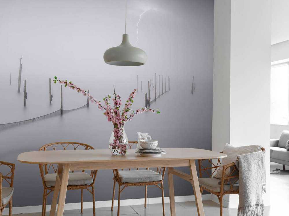 Sieci rybackie we mgle i podczas burzy