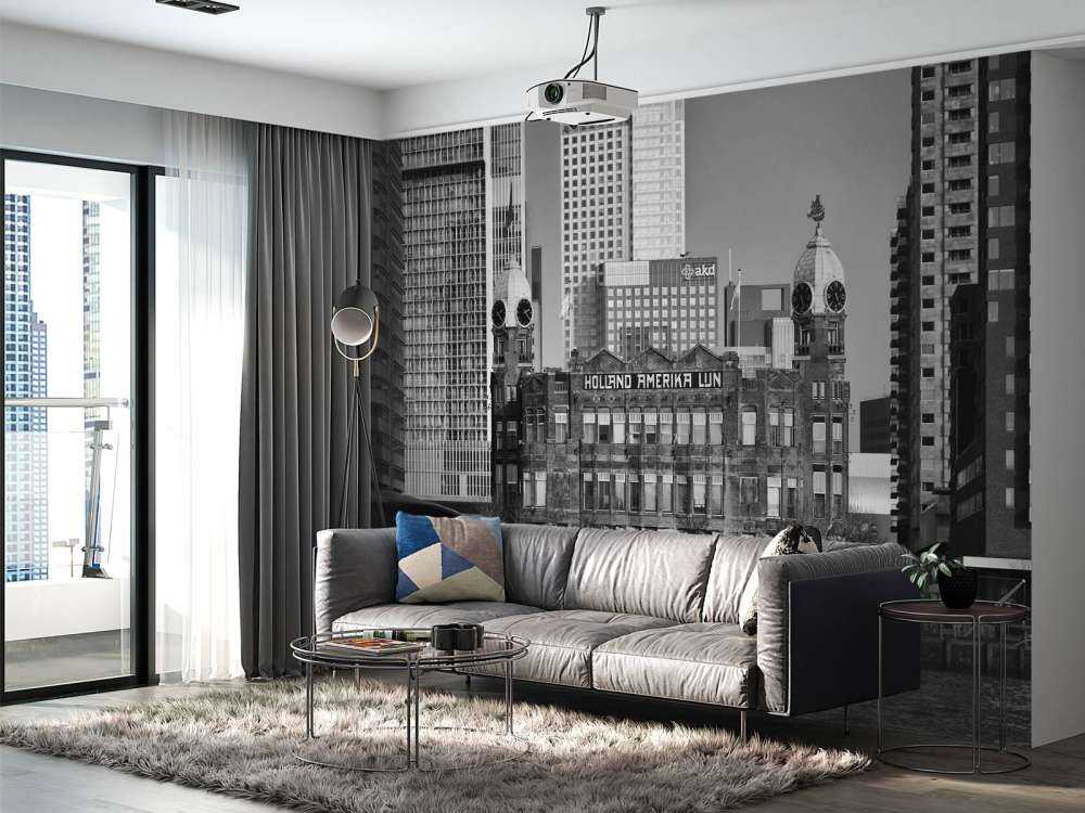 Hotel New York w czerni i bieli Rotterdam 