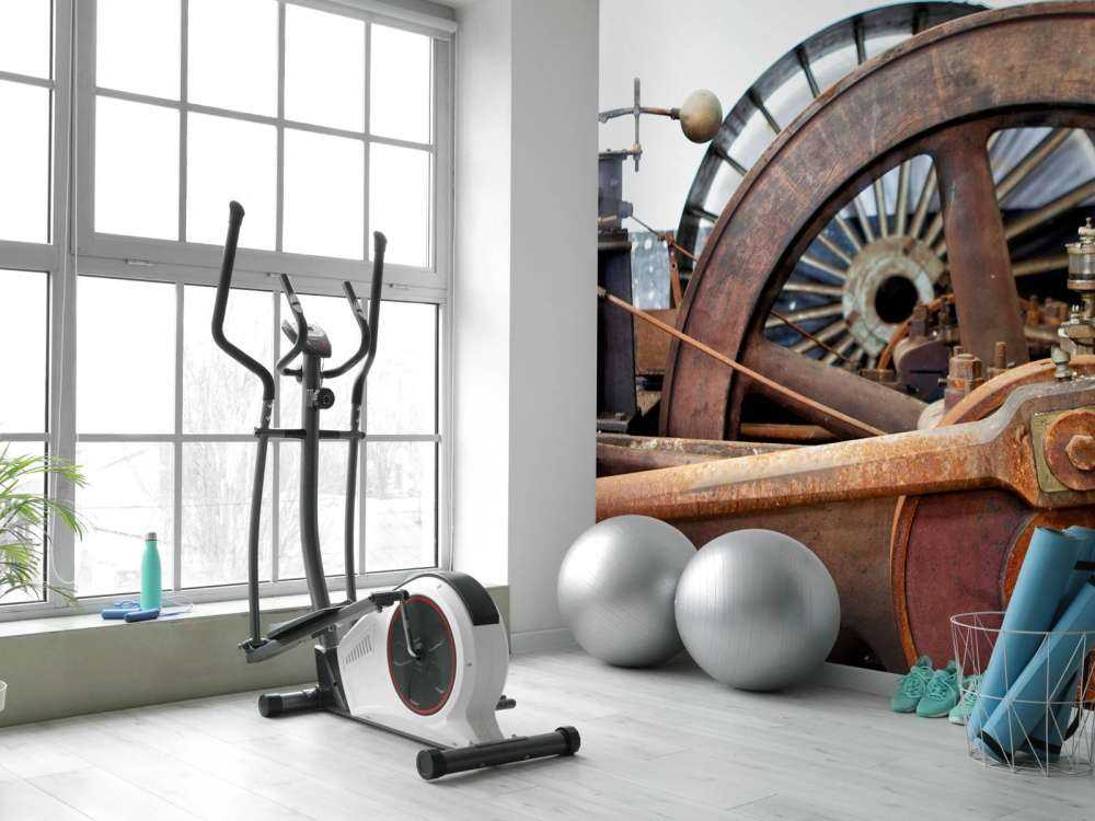 Część linii napędowej maszyny parowej (B) 