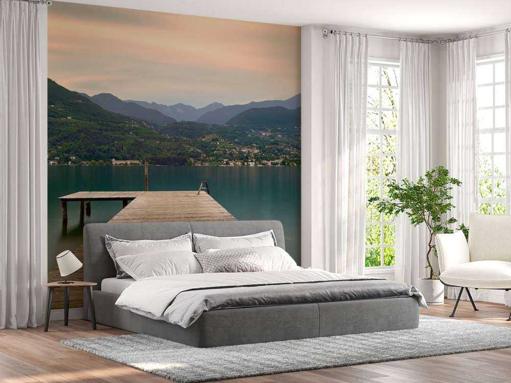 Molo nad jeziorem Garda